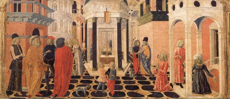 Francesco di Giorgio Martini Three Stories from the Life of St.Benedict Spain oil painting art